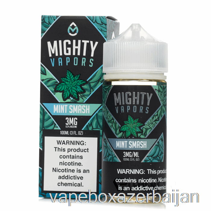 Vape Smoke Mint Smash - Mighty Vapors - 100mL 3mg